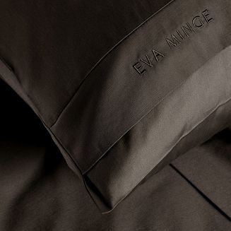 Pościel satynowa X2 160x200 Eva Minge Eurofirany brązowy