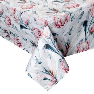 Obrus dekoracyjny GARDEN 140x220 Eurofirany biały