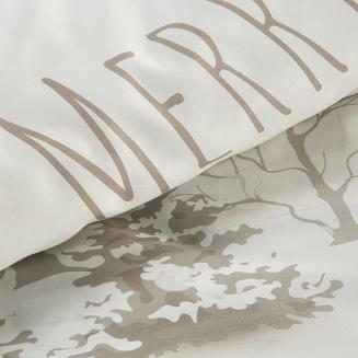 Komplet pościeli świąteczny POS 220x200 Eurofirany beżowy