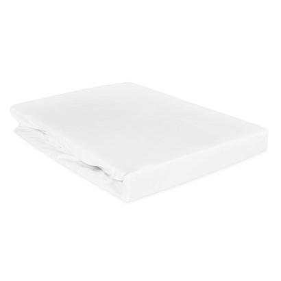 Prześcieradło satyna bawełniana z gumką 160x200 Darymex białe