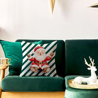 PASKI Z MIKOŁAJEM BAJKOWE ŚWIĘTA Poszewka dekoracyjna VELVET 40x40cm kolor 001 biały PBN359/POP/001/