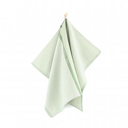 Ścierka kuchenna 50x70 Zwoltex Green Tea geometryczna zielona