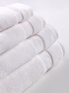 Ręcznik bawełniany Leo 50x90 biały