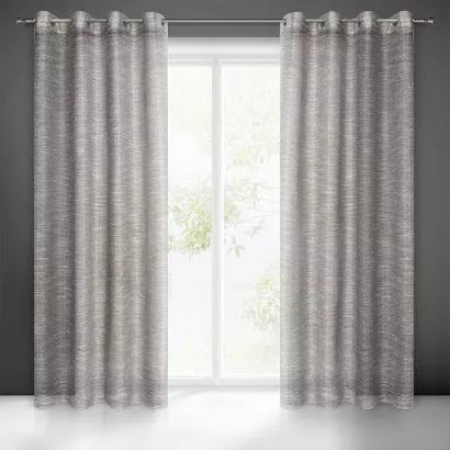 Firana gotowa na przelotkach RACHEL 140x250 Eurofirany stalowa