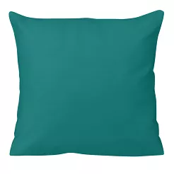 Poszewka satyna bawełna 40x40 Darymex ciemno turkusowa