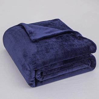 Pościel z mikrofibry MIŚ Cozy 160x200 granatowa