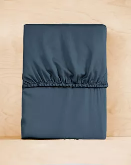 Prześcieradło Satyna Pure Denim 90X200 Zg