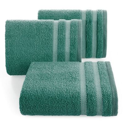 Ręcznik bawełniany RIKI 30x50 Eurofirany ciemny zielony