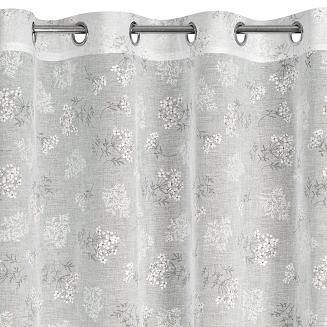 Zasłona gotowa na przelotkach ADIA 140x250 Eurofirany biały