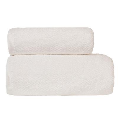 Ręcznik bawełniany LEON 50x90 strukturalne frotte biały