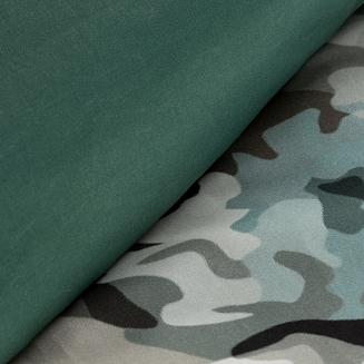 Pościel satynowa LINDA 160x200 Eurofirany ciemnozielony