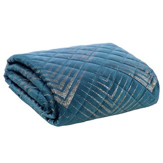 Narzuta dekoracyjna VICTORIA 220x240 granatowy