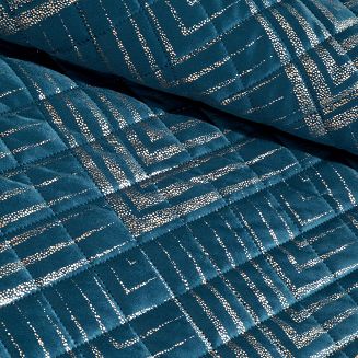 Narzuta dekoracyjna VICTORIA 220x240 granatowy