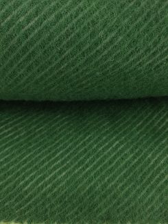 Koc z wełny nowozelandzkiej MAGDA 150x200 diagonalny zielony