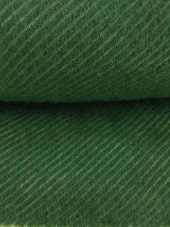 Koc z wełny nowozelandzkiej MAGDA 150x200 diagonalny zielony