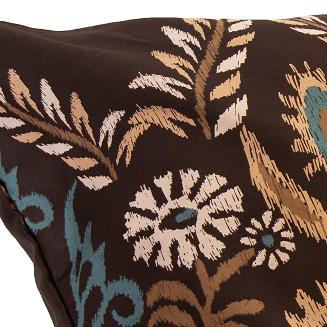 Pościel satyna bawełniana EXCLUSIVE ISOLA 200x220 Darymex brązowa ornamenty kwiatowe