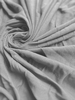 Prześcieradło jersey z gumką 160x200 Cotton World szare