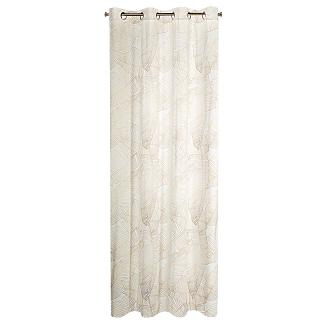 Firana gotowa na przelotkach LUNA2A 140x250 Eurofirany biały/szampański