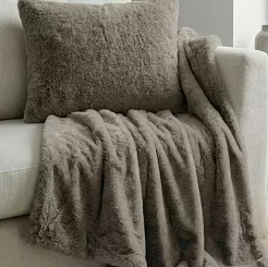Futrzana Poszewka 50x70 RABBIT Ciemny Beż