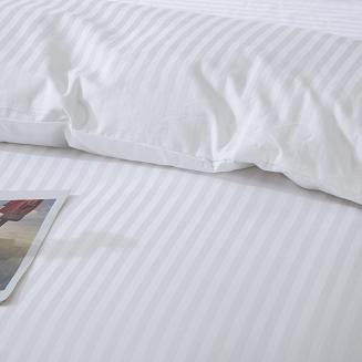 Poszewka z adamaszku satyna bawełniana 40x40 biała