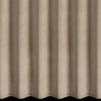 Zasłona gotowa MELANIE 140x270 Eurofirany ciemnobeżowy