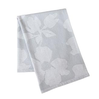 Ścierka kuchenna bawełna egipska SOFIKO 50x70 kwiaty szara srebrna
