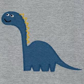 Zasłona gotowa na przelotkach DINO 140x250 Eurofirany srebrny