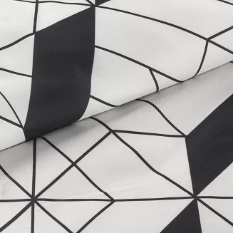 Pościel bawełniana GEO 160x200 Design91 beżowy