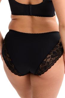 Figi damskie bikini z koronką Paola 032 czarne