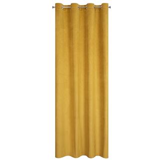 Zasłona gotowa na przelotkach LILI 140x250 Eurofirany miodowy