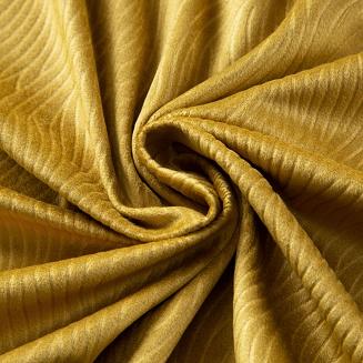 Zasłona gotowa na przelotkach LILI 140x250 Eurofirany miodowy