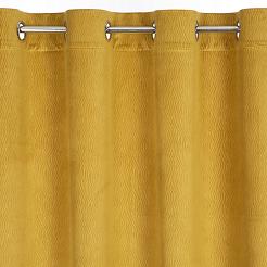 Zasłona gotowa na przelotkach LILI 140x250 Eurofirany miodowy