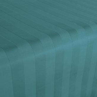 Prześcieradło satyna bambusowo-bawełniana STRIPE SEA TURQUOISE 220x260 Darymex jednokolorowe turkus
