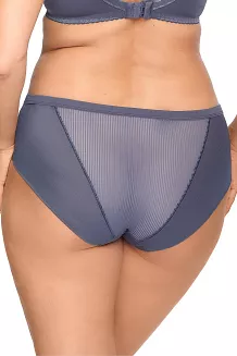 Figi damskie w delikatne paski Sonia 1058 jeans