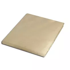 Prześcieradło satyna bawełniana bez gumki 200x220 kremowe