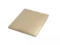 Prześcieradło satyna bawełniana bez gumki 200x220 kremowe