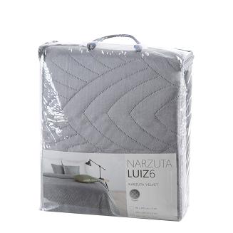 Narzuta dekoracyjna LUIZ 170x210 srebrny