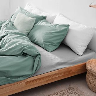 Prześcieradło flanelowe z gumką 140x200 Darymex popielate