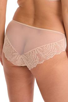 Figi damskie z koronką i tiulem Isla 1228 beżowe