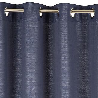 Zasłona gotowa na przelotkach ANJA 140x250 Eurofirany granatowy