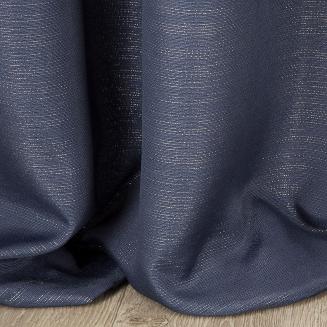 Zasłona gotowa na przelotkach ANJA 140x250 Eurofirany granatowy