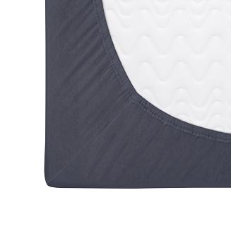Prześcieradło jersey z gumką 120x200 Darymex grafitowe