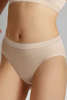 Figi damskie z wyoskim stanem Stefanie beżowe