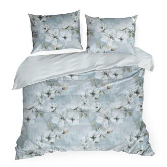 Pościel satynowa SPRING 220x200 Eurofirany jasnoszary