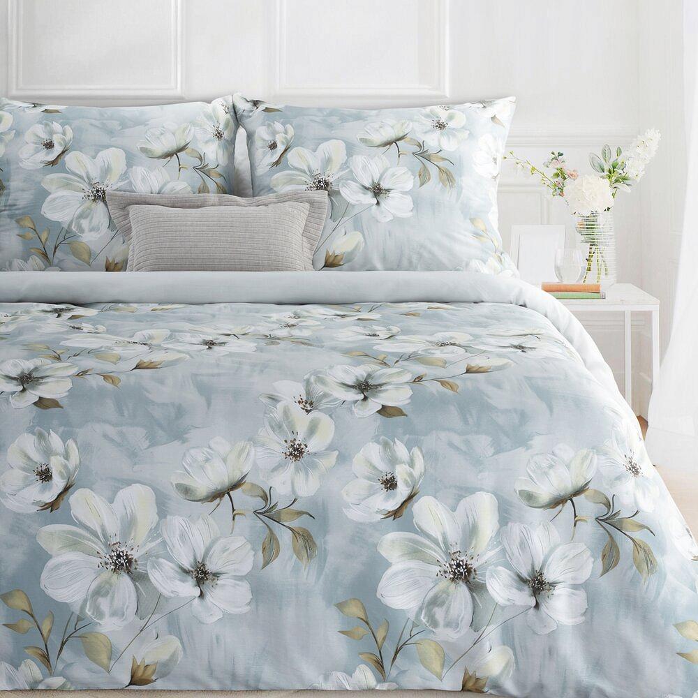 Pościel satynowa SPRING 220x200 Eurofirany jasnoszary