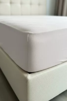 Prześcieradło wodoodporne nieprzemakalne jeresy z gumką Aquasafe 180x200 szare