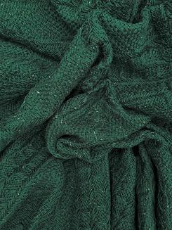 Komplet dekoracyjny narzuta 160x205 + 2x 60x160 ROMBY ciemnozielony