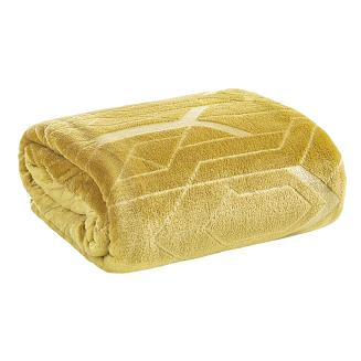 Koc narzuta GINKO4 150x200 Eurofirany złoty