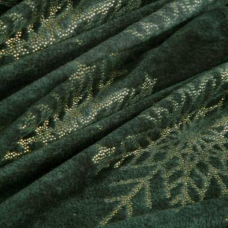 Koc świąteczny KOC28 150x200 Eurofirany ciemnozielony