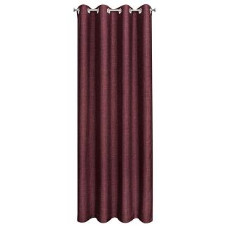 Zasłona gotowa na przelotkach AVINION 140x250 Eurofirany bordowy